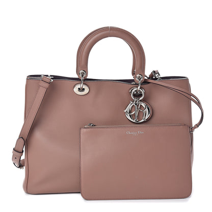 Christian Dior Smooth Calfskin Large Diorissimo Tote Petale 1 of 8