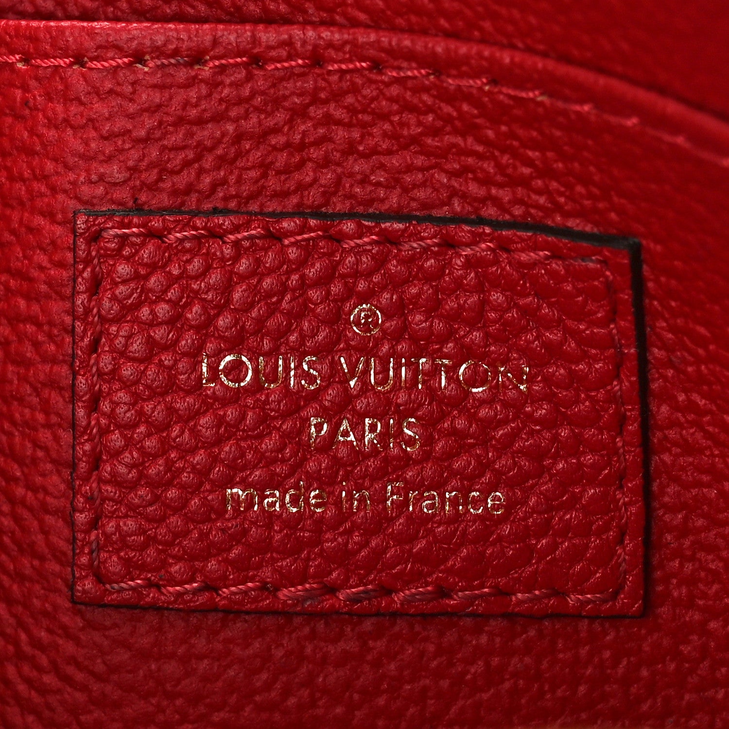 Louis Vuitton Empreinte Cosmetic Pouch Scarlet 6 of 10
