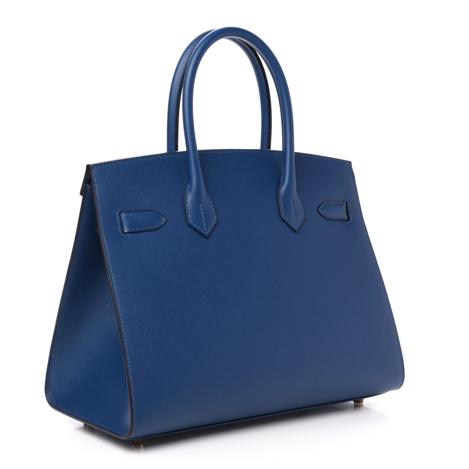 Hermes Madame Calfskin Birkin Sellier 30 Deep Blue 3 of 11