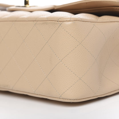 Chanel Caviar Quilted Jumbo Double Flap Beige Clair 13 of 15