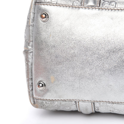 Gucci Guccissima Medium Britt Tote Silver 11 of 16