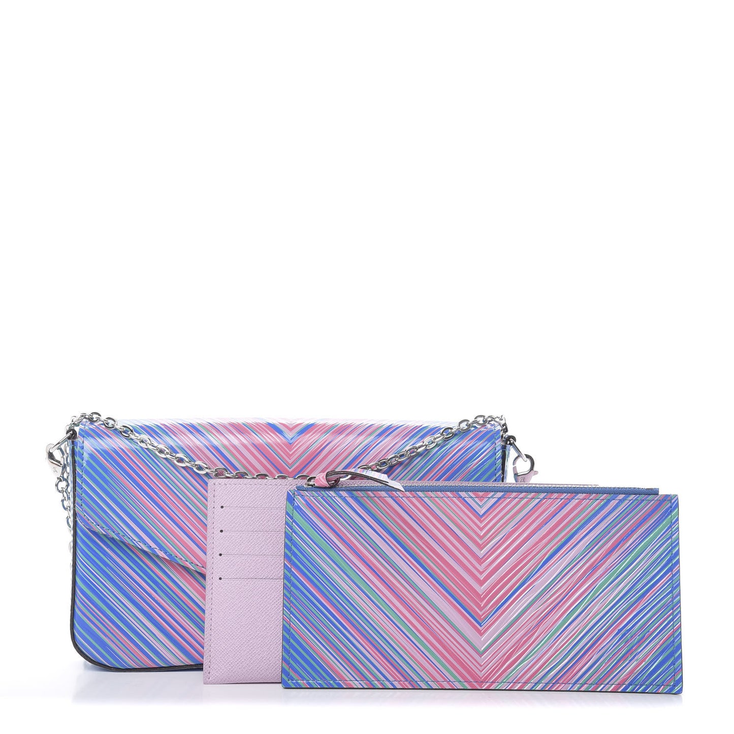 Epi Tropical Pochette Felicie Blue Rose