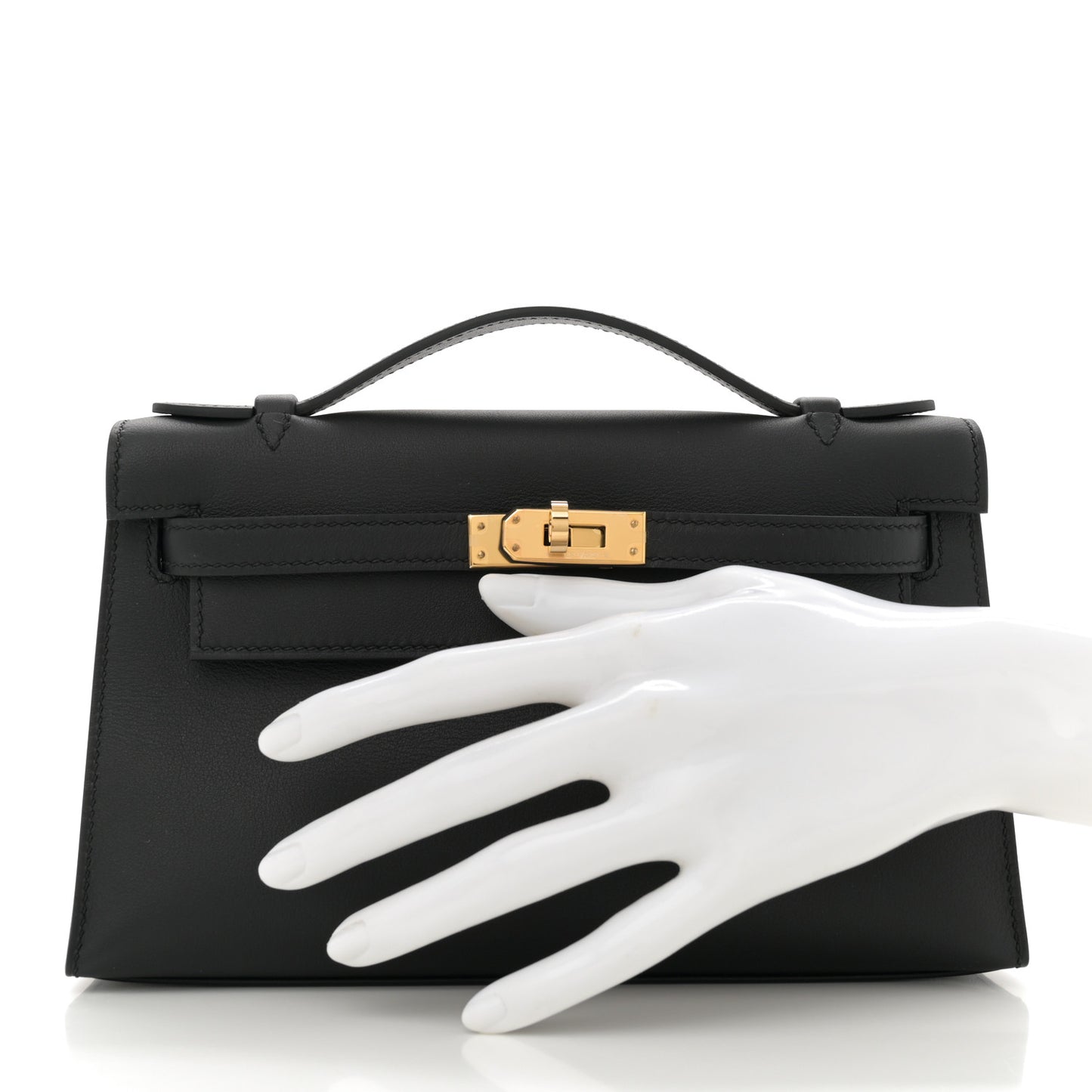 Swift Kelly Pochette Clutch Black