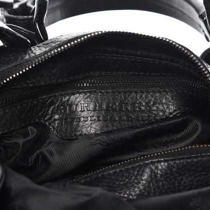 Burberry Calfskin Mason Warrior Studded Hobo Black 6 of 13