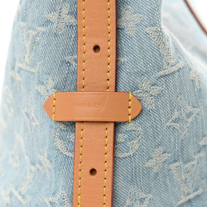 Louis Vuitton Monogram Denim CarryAll PM Sky Blue 7 of 11