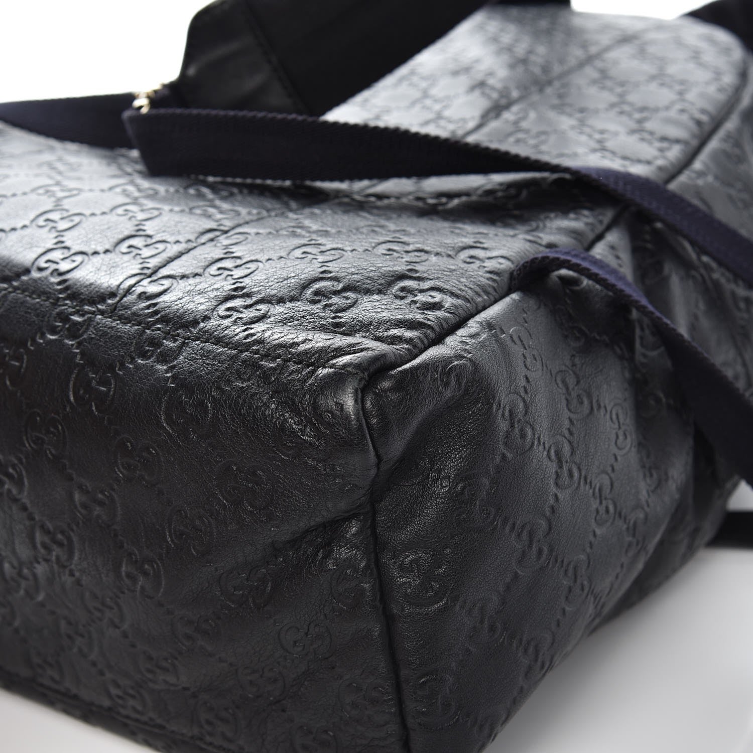Gucci Guccissima Medium Classic Backpack Black 11 of 12