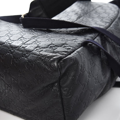 Gucci Guccissima Medium Classic Backpack Black 11 of 12