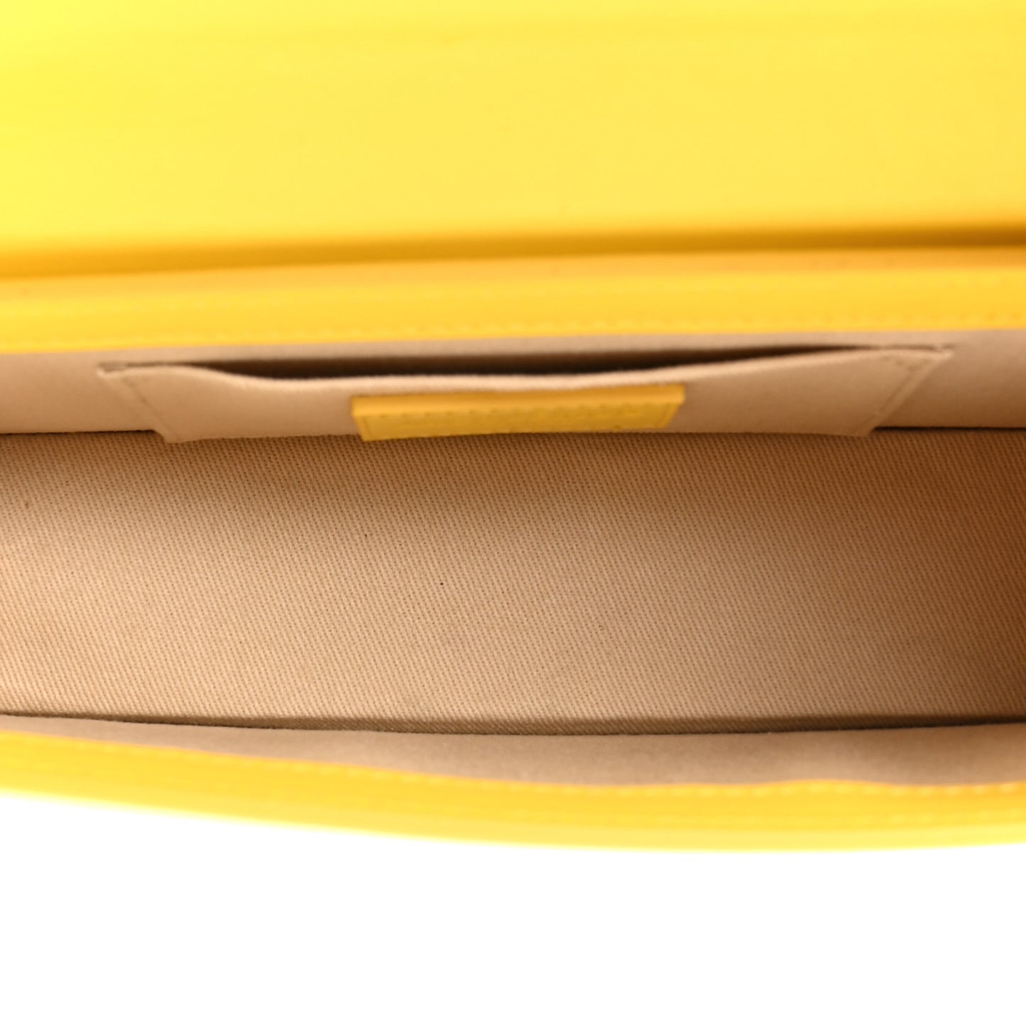 Smooth Calfskin Le Chiquito Long Yellow
