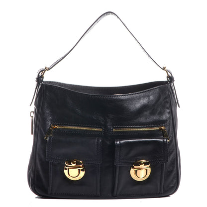 Marc Jacobs Leather Lisa Hobo Black 1 of 10