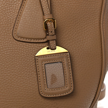 Prada Vitello Daino Large Double Zip Tote Sughero 9 of 17