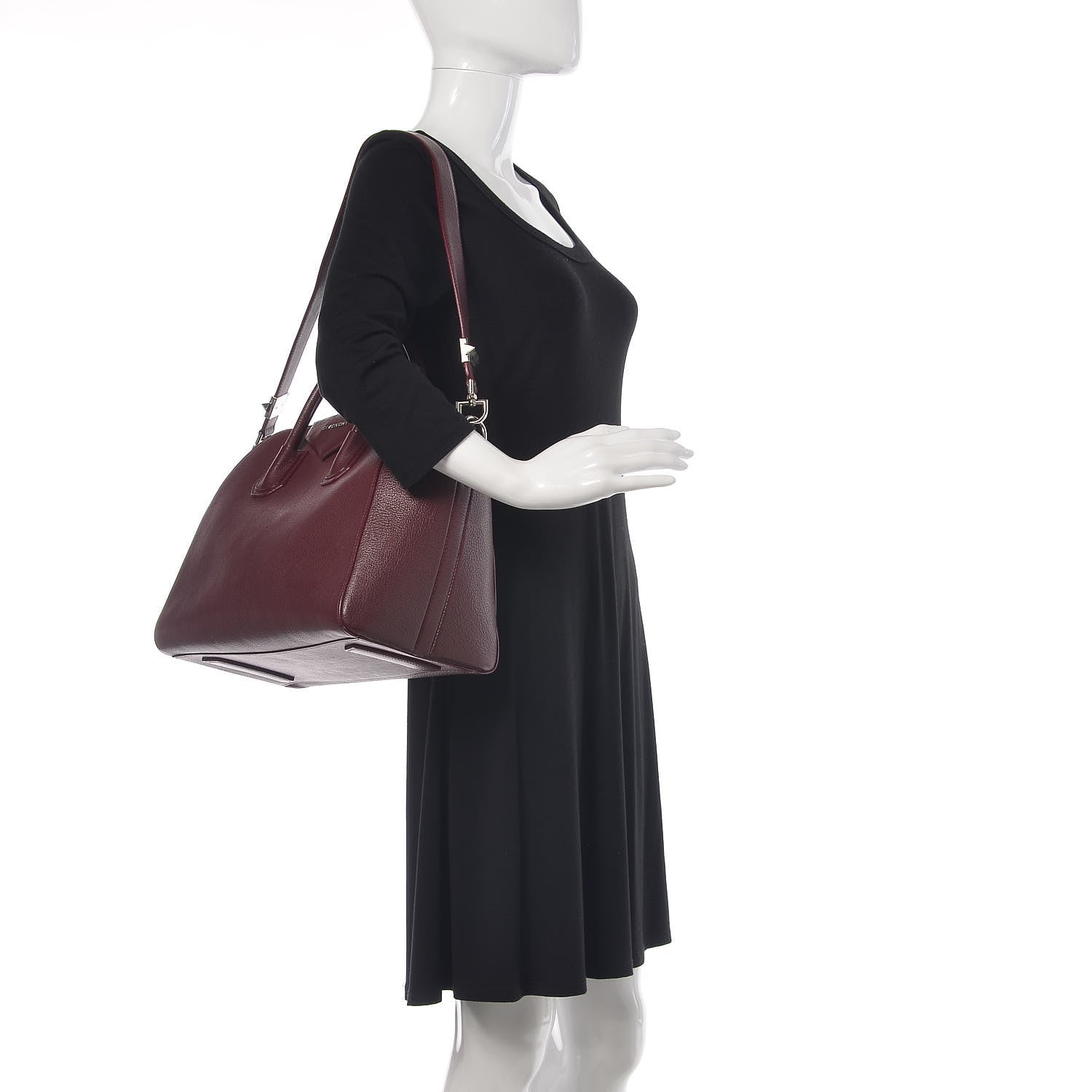 Givenchy Sugar Goatskin Medium Antigona Oxblood 2 of 16