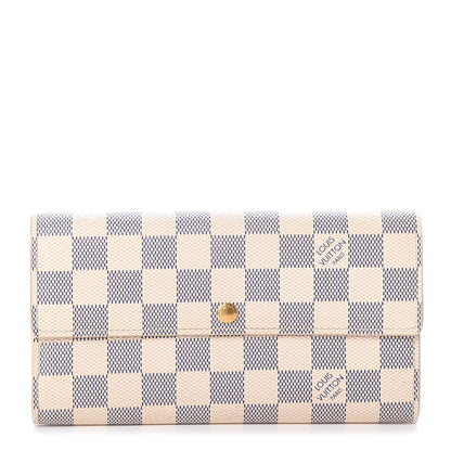 Louis Vuitton Damier Azur Sarah Wallet 1 of 5