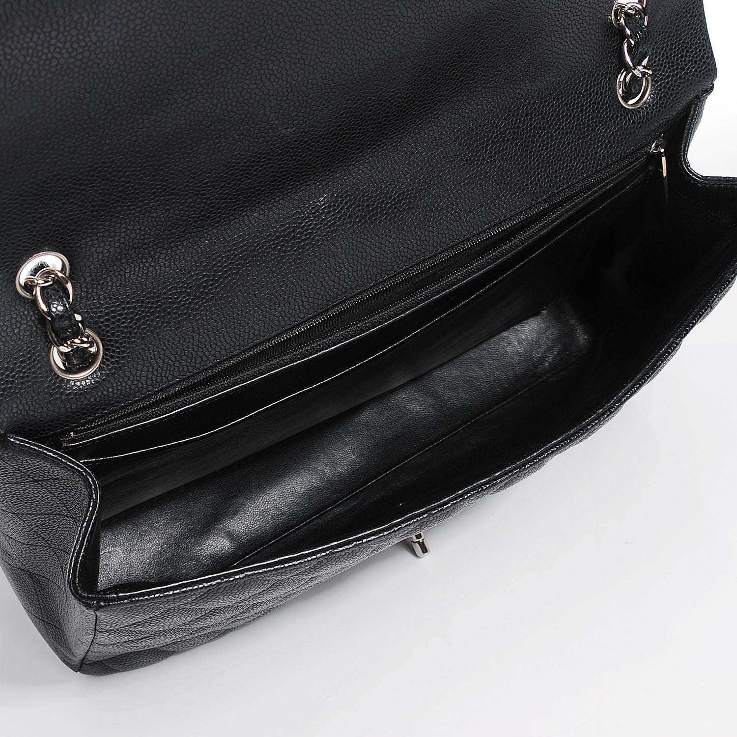Chanel Caviar Quilted Maxi Single Flap Black 5 of 8