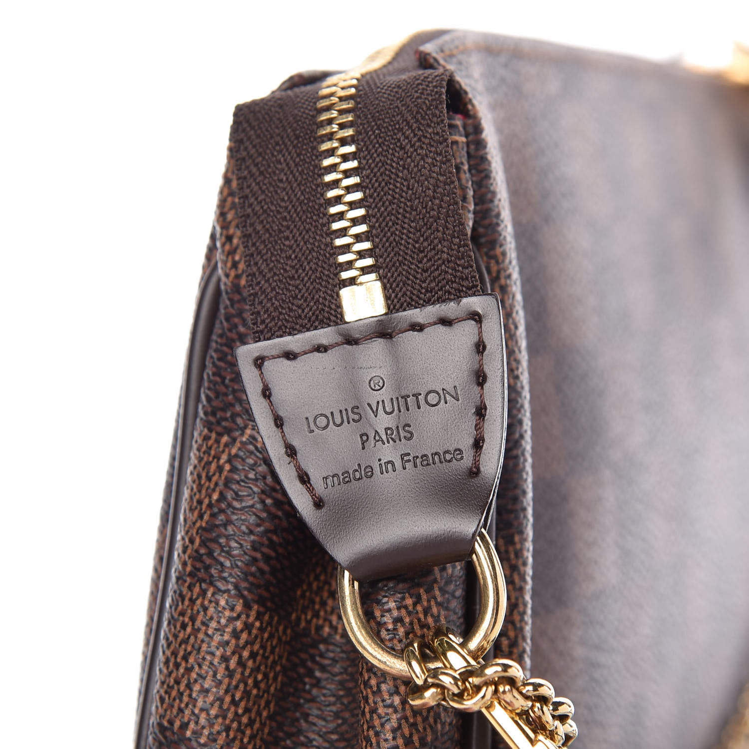 Louis Vuitton Damier Ebene Eva Clutch 8 of 10