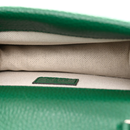 Gucci Dollar Calfskin Crystal Mini Dionysus Top Handle Bag Emerald 5 of 10