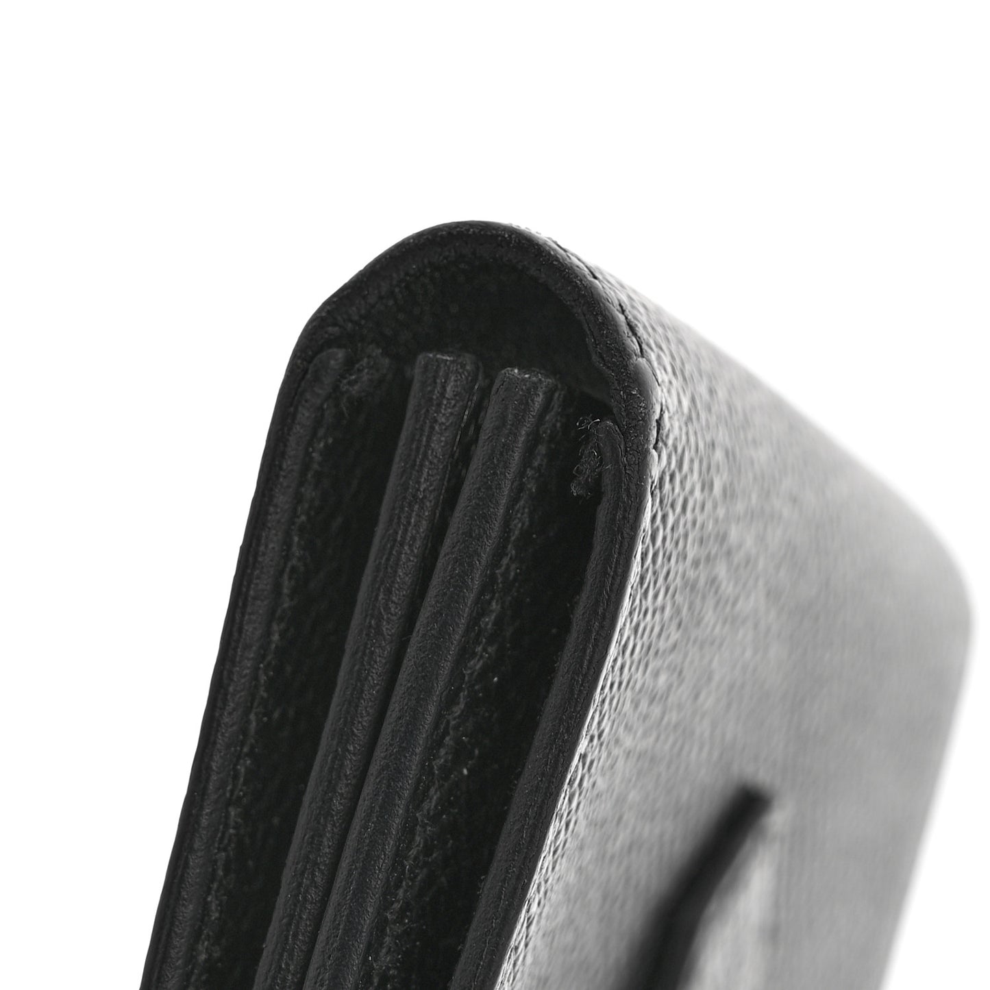 Epsom Monochrome Bearn Card Holder Wallet Black