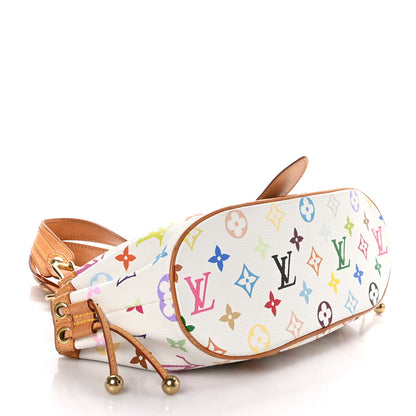 Louis Vuitton Monogram Multicolor Theda GM White 4 of 8