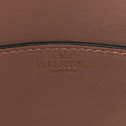 Valentino Garavani Calfskin Vlogo Small Loco Drawstring Bucket Bag Rose Cannelle 6 of 10