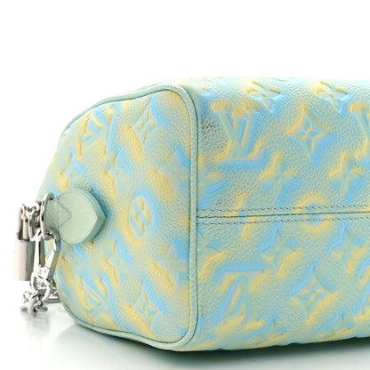 Louis Vuitton Empreinte Monogram Summer Stardust Speedy 20 Water Green 8 of 12
