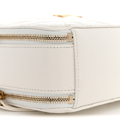 Chanel Caviar Quilted Pick Me Up Small Vanity Case  White 10 of 11