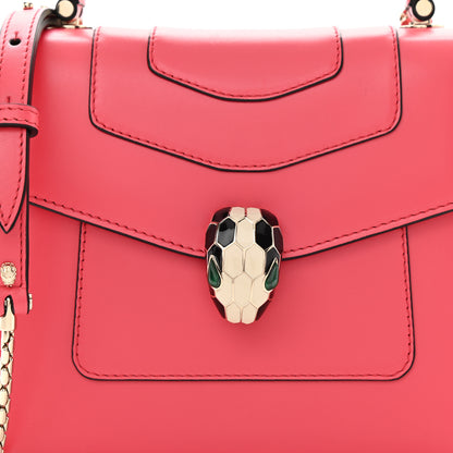 Bulgari Calfskin Serpenti Forever Top Handle Reef Coral 9 of 11