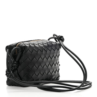 Bottega Veneta Nappa Intrecciato Mini Loop Camera Bag Black 3 of 9
