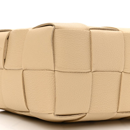 Bottega Veneta Grained Calfskin Maxi Intrecciato Cassette Crossbody Bag Porridge 8 of 9