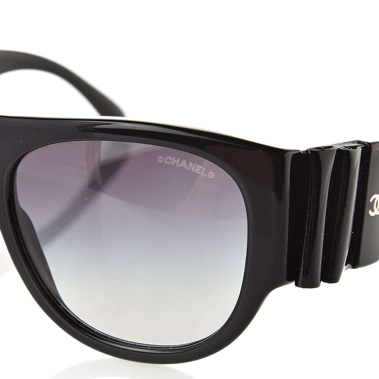 Chanel CC Bow Sunglasses 5276-Q Black 7 of 8