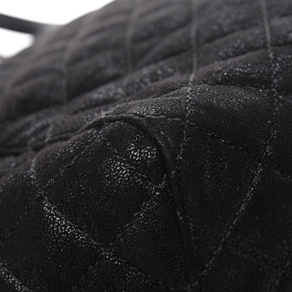 Stella McCartney Shaggy Deer Quilted Falabella Shopper Tote Black 10 of 12