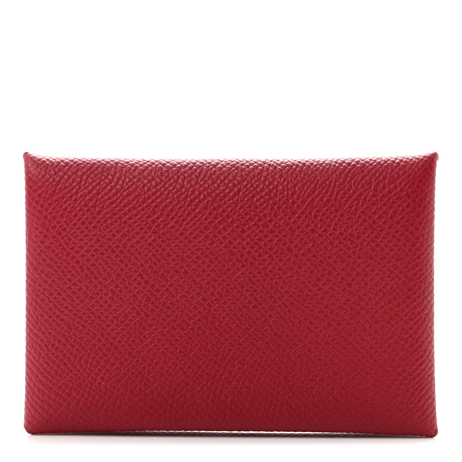 Hermes Epsom Calvi Card Case Rubis 1 of 8