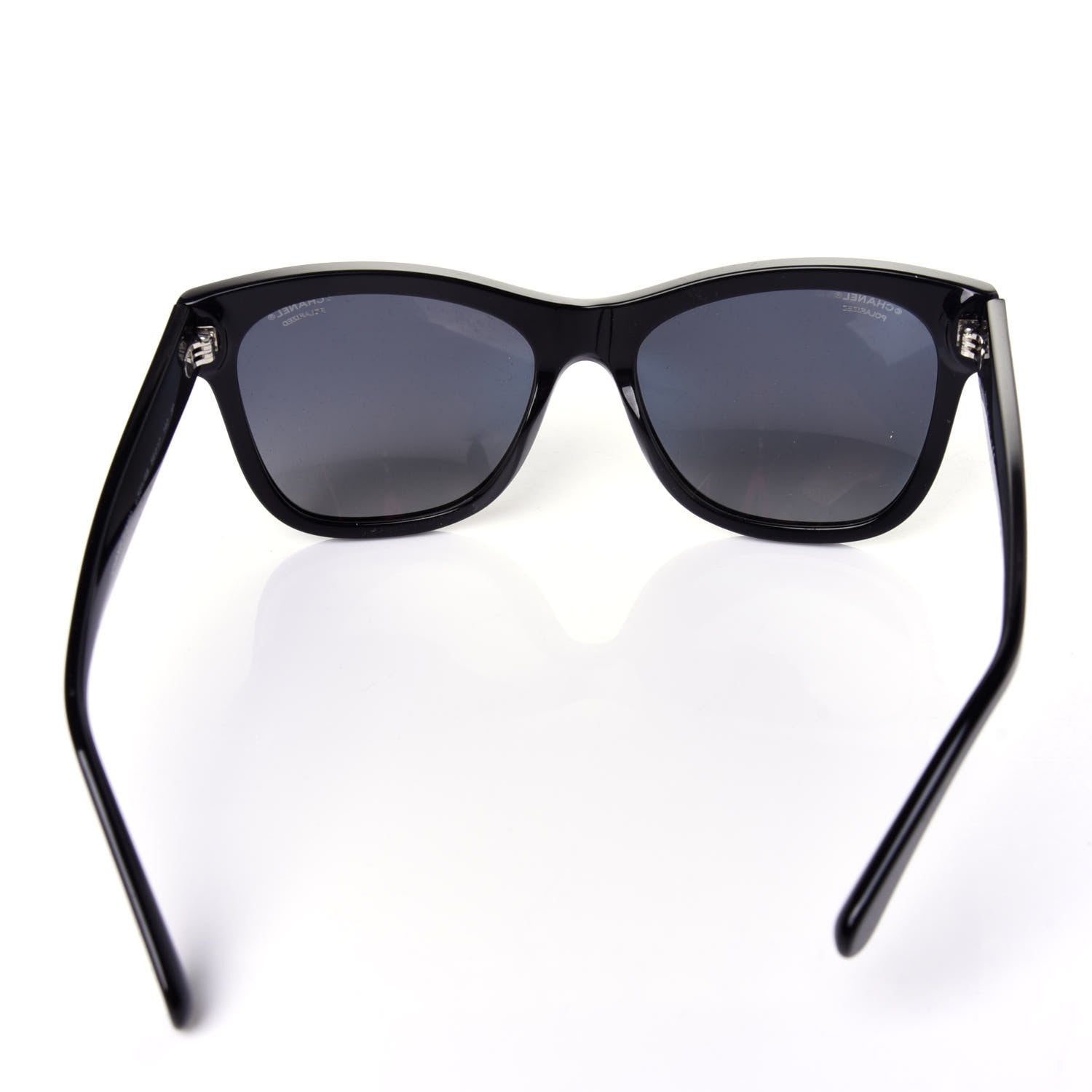 Chanel Acetate Square CC Sunglasses 5380 Black 8 of 10