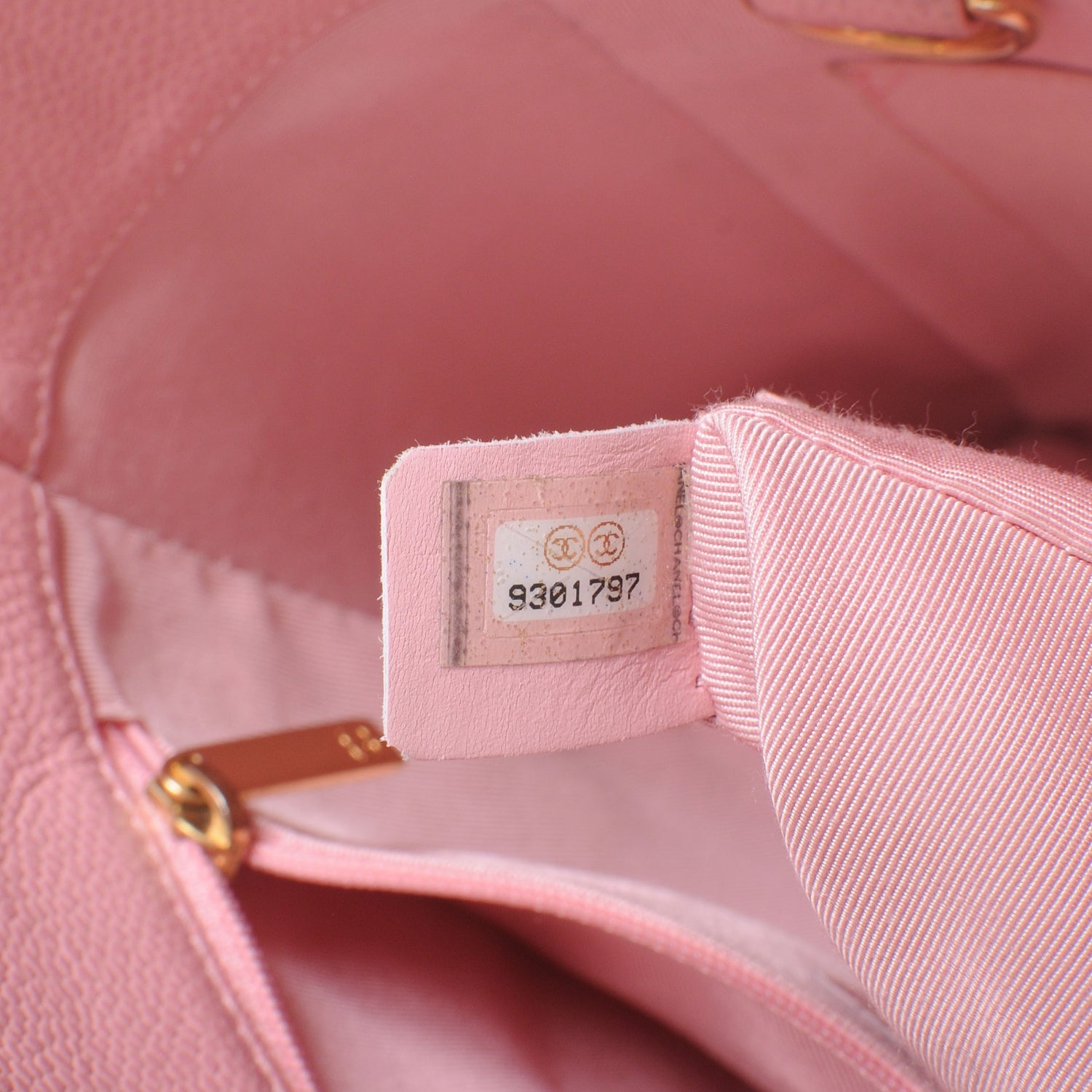 Chanel Caviar Petit Shopping Tote PST Pink 7 of 7