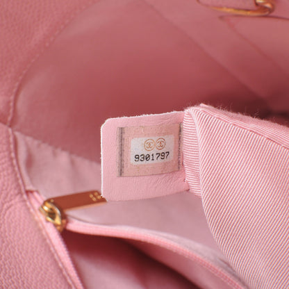 Chanel Caviar Petit Shopping Tote PST Pink 7 of 7