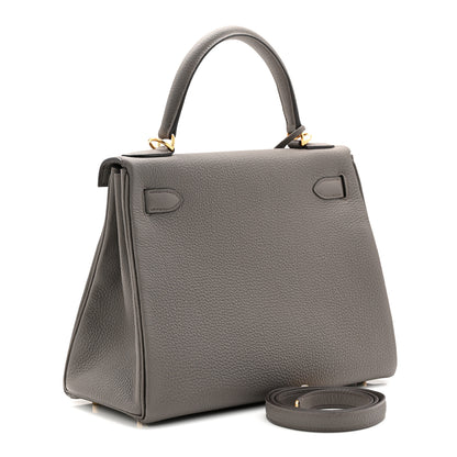 Hermes Togo Kelly Retourne 28 Etain 3 of 10