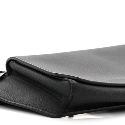 Louis Vuitton Grained Calfskin Aerogram Takeoff Slingbag Black 8 of 10