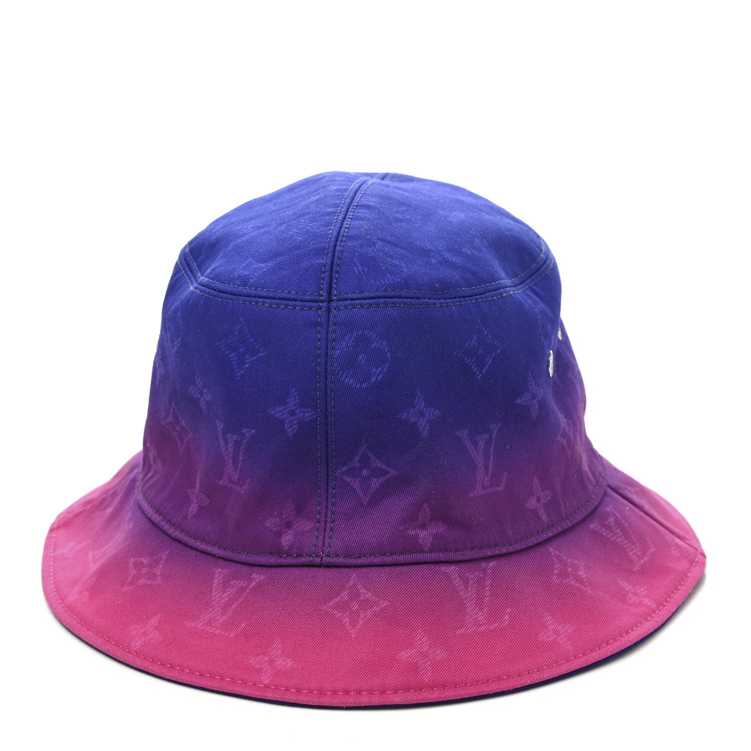 Louis Vuitton Monogram Illusion Reversible Bucket Hat M Pink Purple 5 of 13