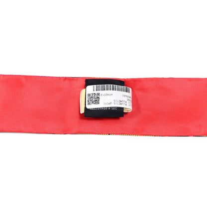 Hermes Silk Animapolis Plumetis Twilly Rose 3 of 3