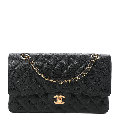 Chanel Caviar Quilted Medium Double Flap Black 1 of 10