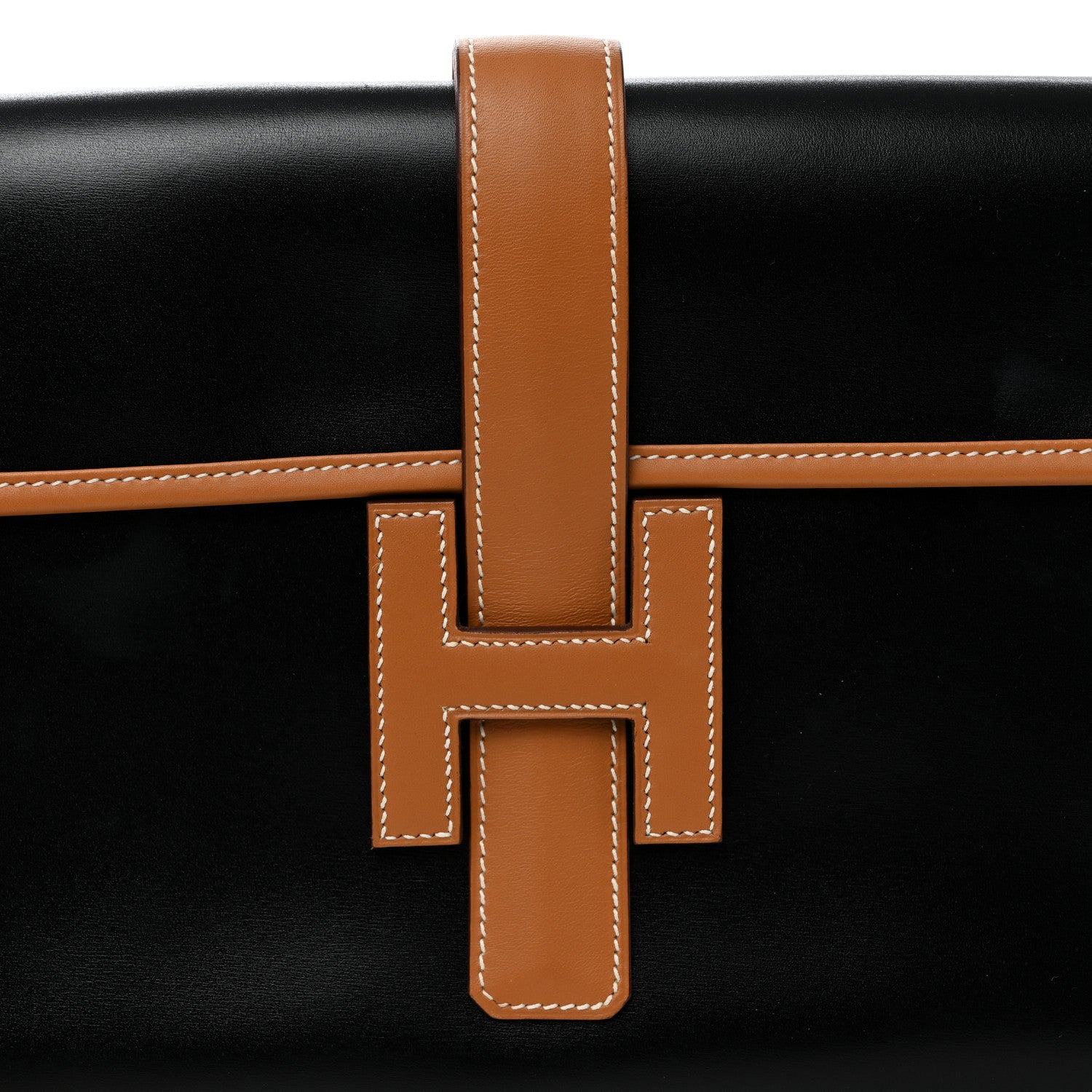 Hermes Box Jige Clutch PM Black Gold 8 of 8