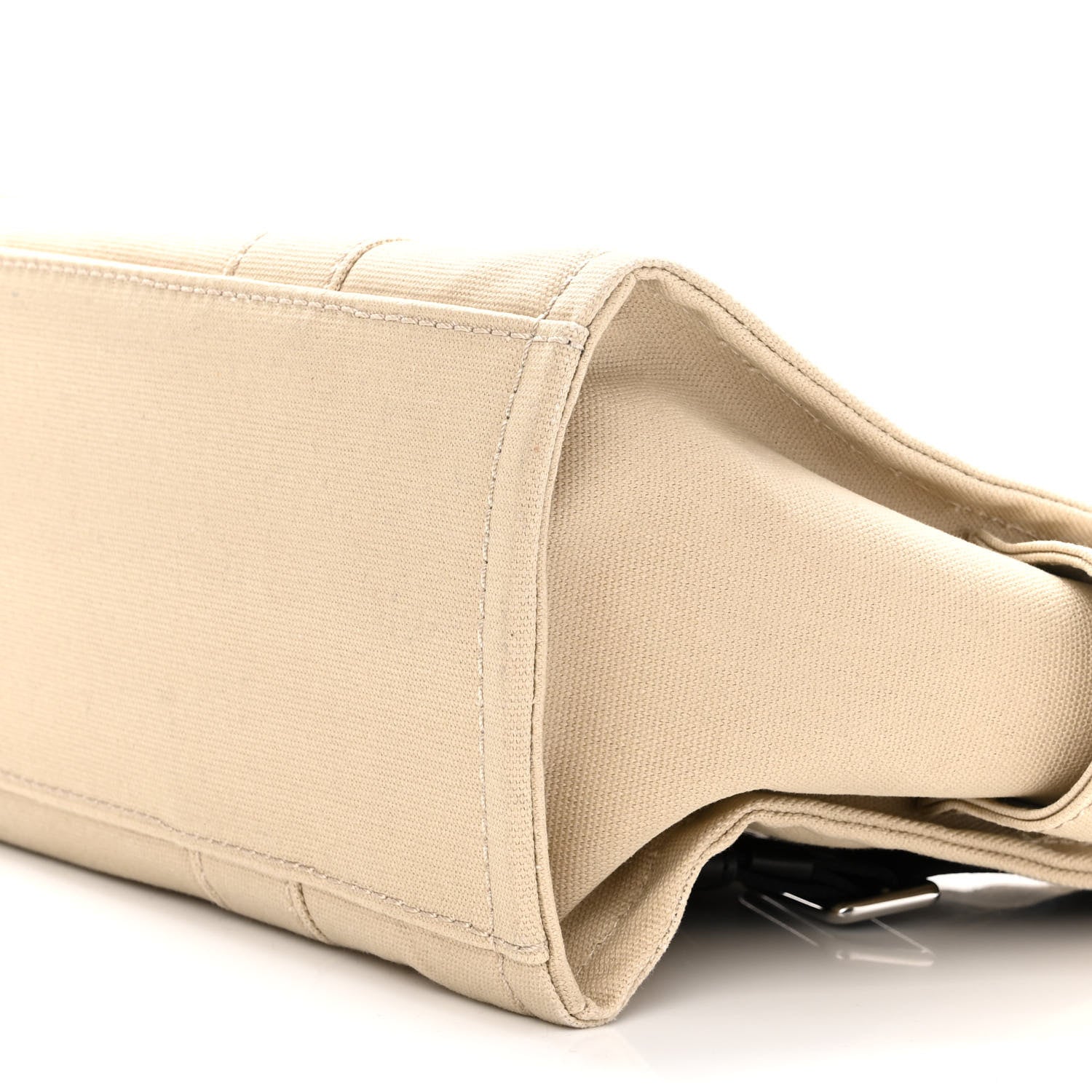 Marc Jacobs Cotton Canvas Medium The Traveler Tote Bag Beige 9 of 11