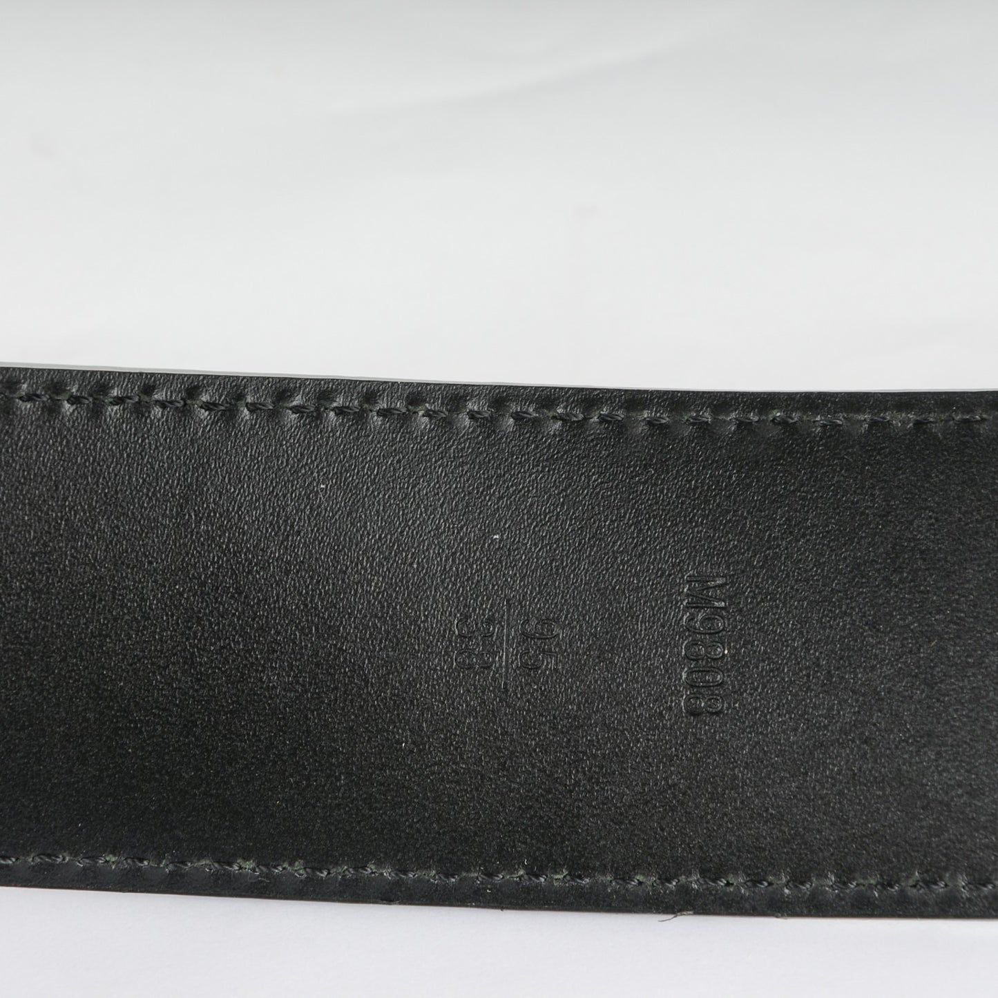 Damier Graphite 40mm LV Initiales Belt 95 38
