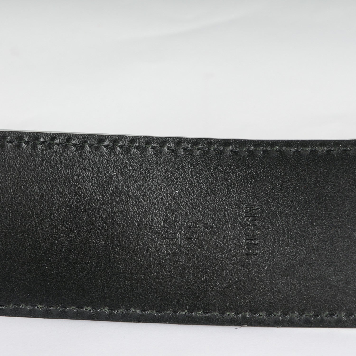 Louis Vuitton Damier Graphite 40mm LV Initiales Belt 95 38 3 of 7