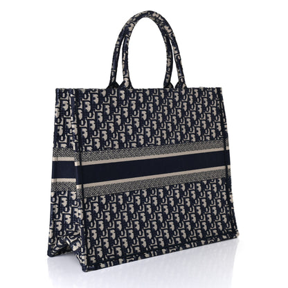 Christian Dior Oblique Book Tote Blue Multicolor 2 of 4