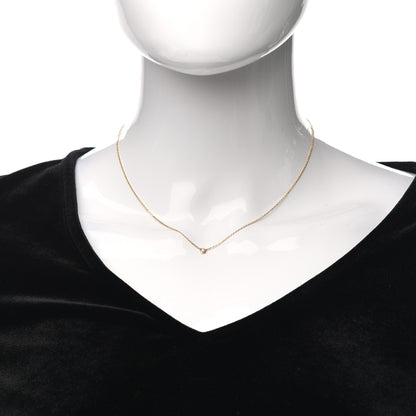 Cartier 18K Yellow Gold Diamond XS D'Amour Pendant Necklace 2 of 7