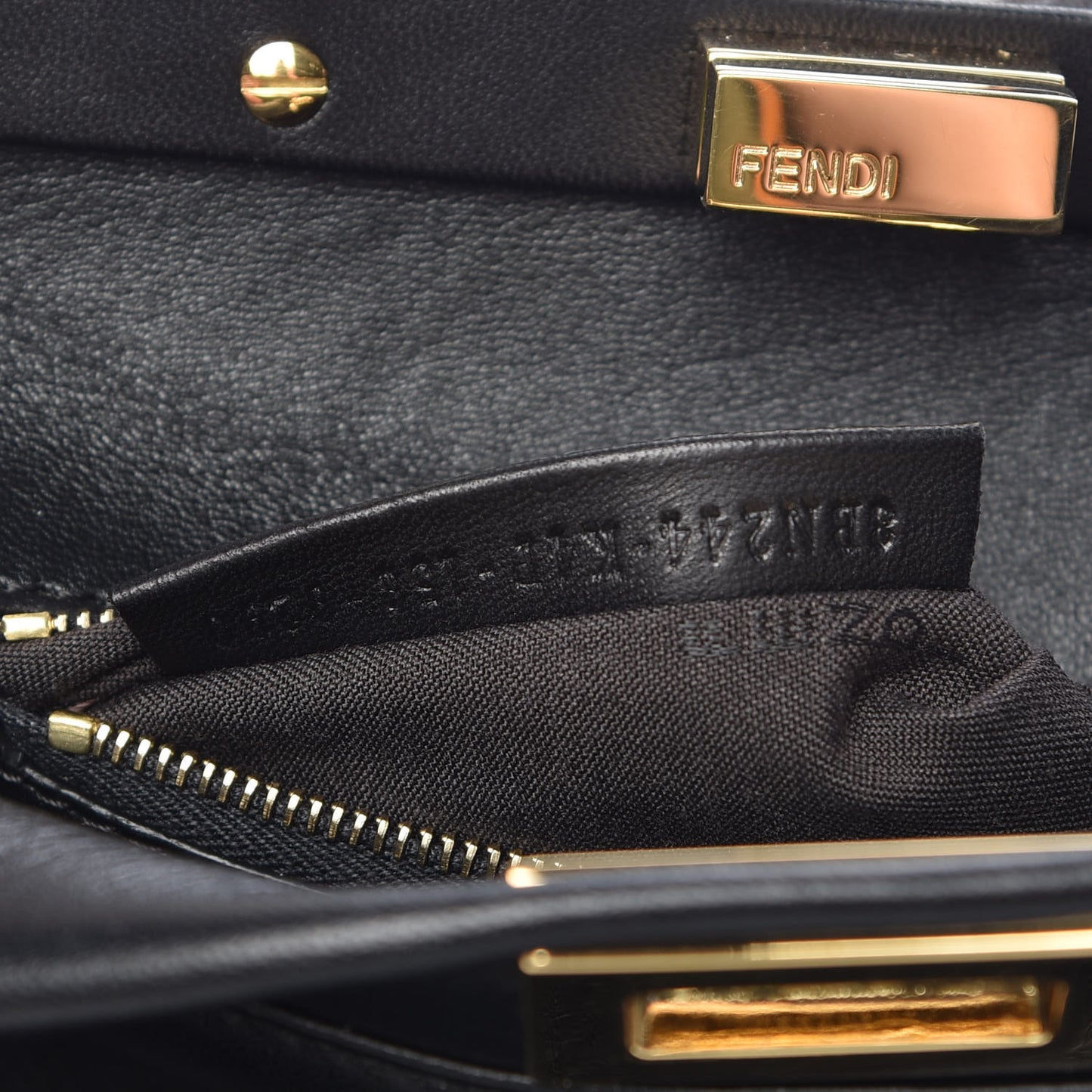 Nappa Mini Peekaboo Iconic Satchel Black