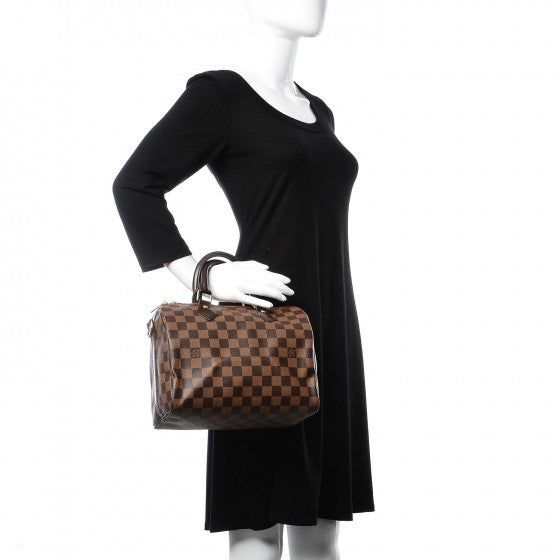 Louis Vuitton Damier Ebene Speedy Bandouliere 25 3 of 8