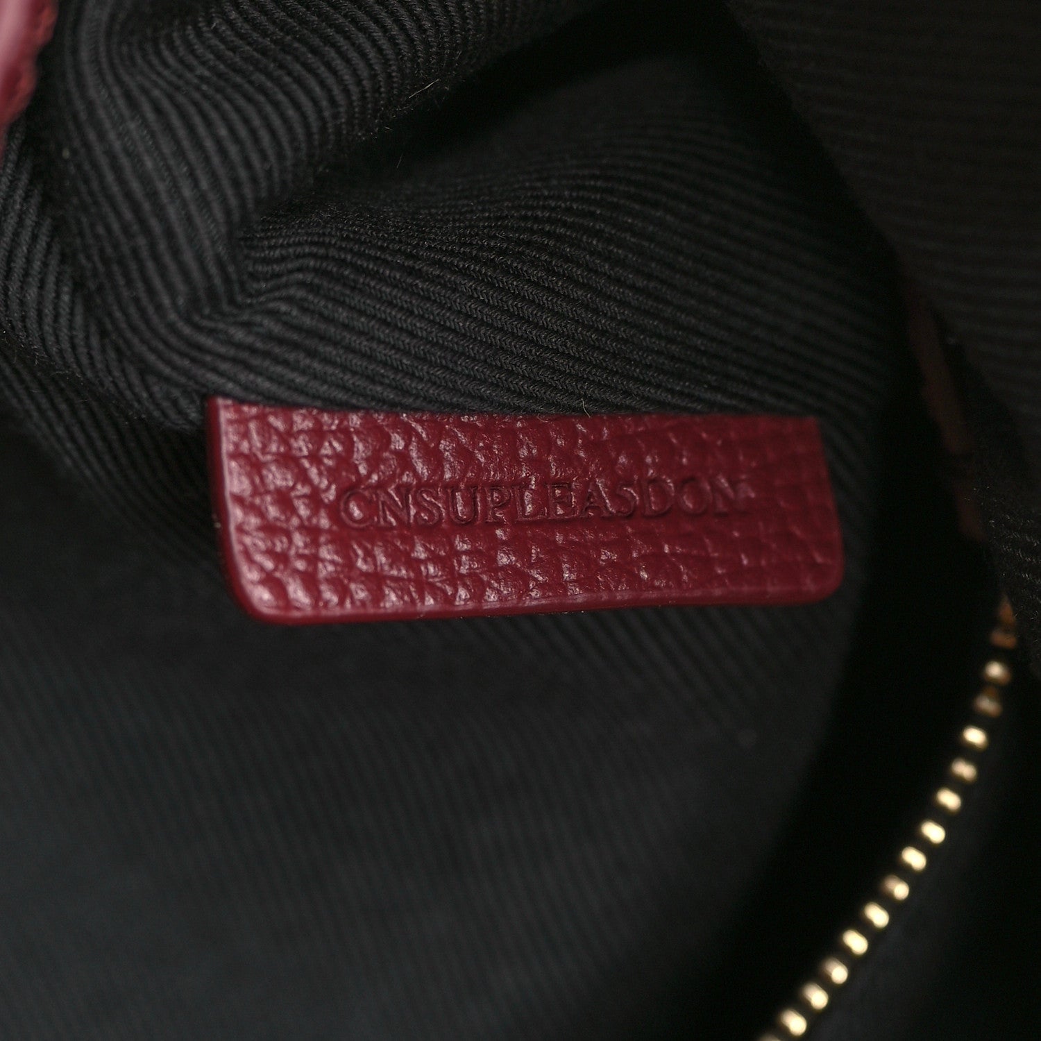 Burberry Grainy Calfskin House Check Medium Banner Tote Mahogany Red 7 of 9