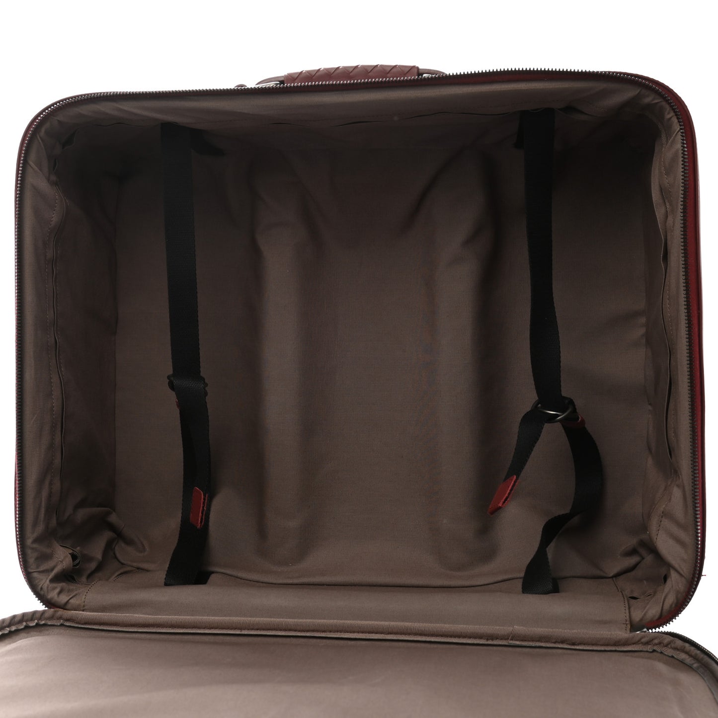Nappa Intrecciato Carry On Luggage Red