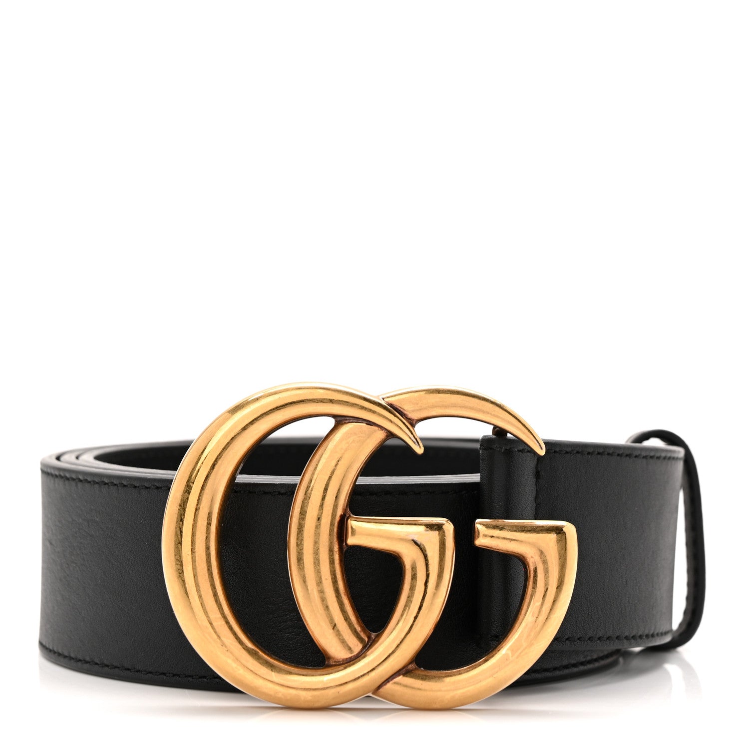 Gucci Calfskin Double G 40mm Belt 100 40 Black 1 of 4