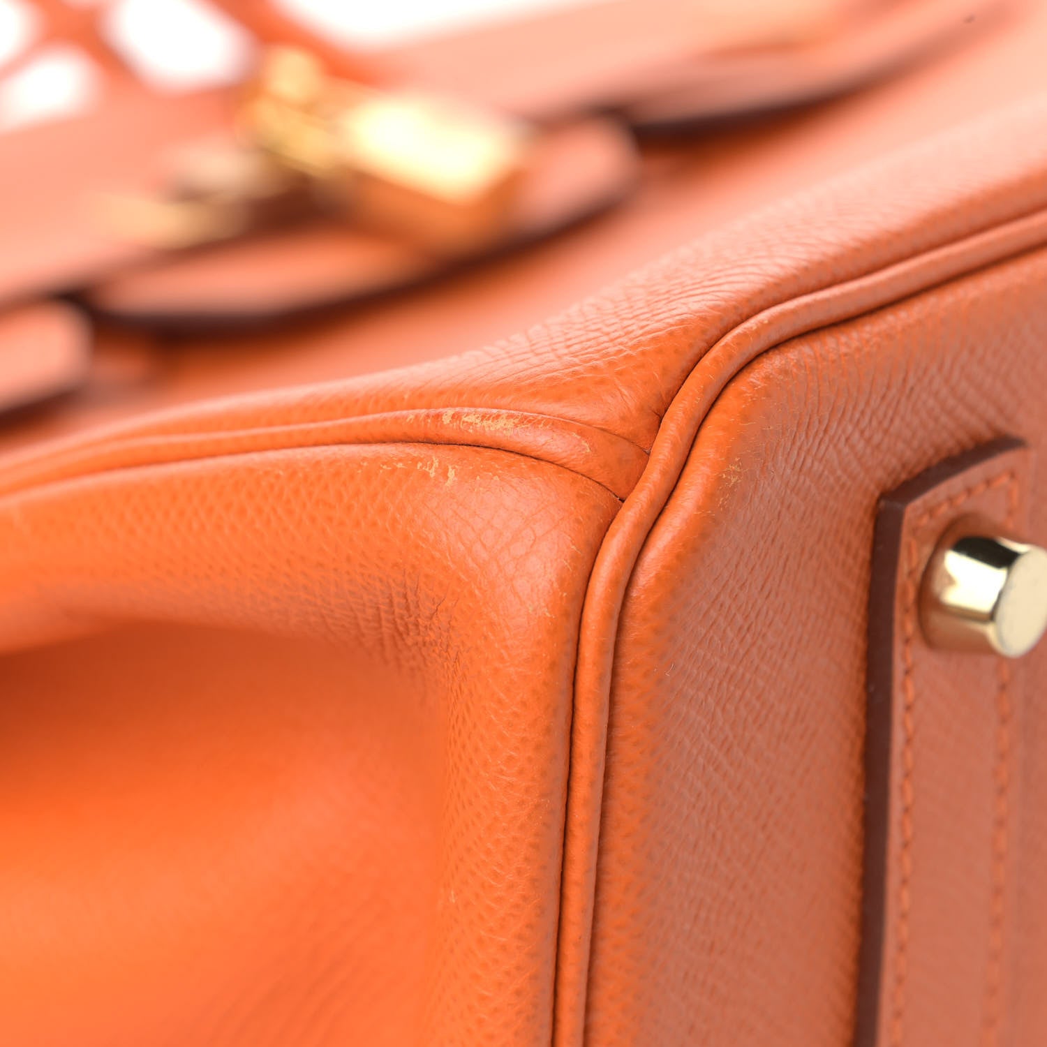 Hermes Epsom Birkin 35 Orange 13 of 17